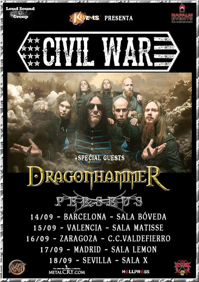 dragonhammer- persues spain tour 2016